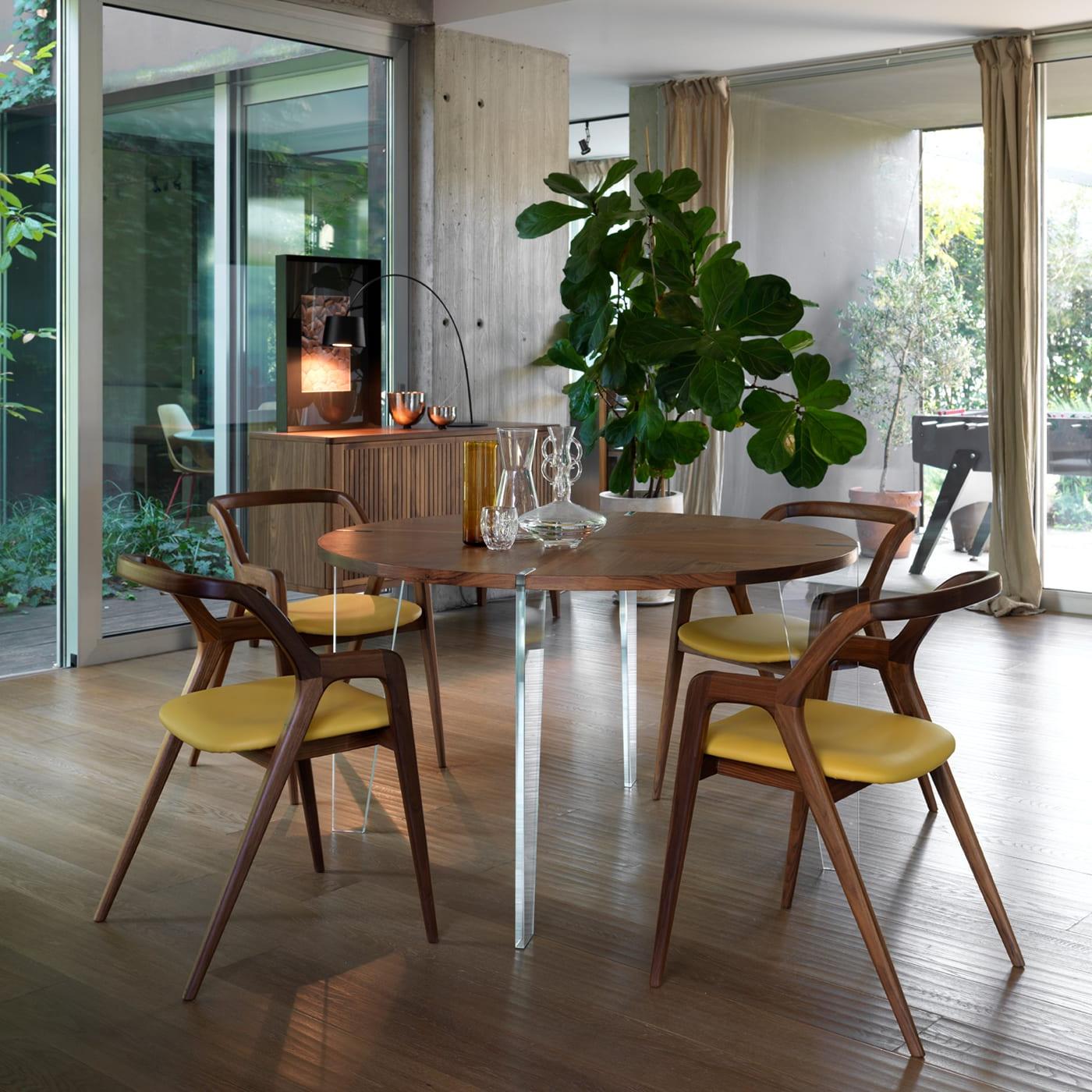 Table Ronde Sospeso Marron