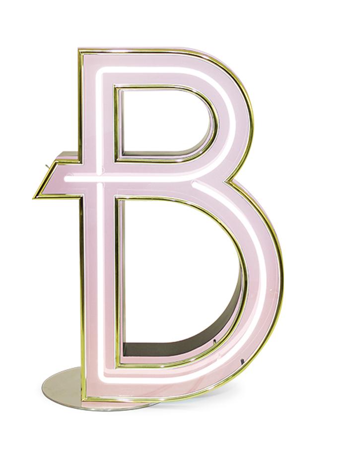 Lettre Lumineuse Bold B