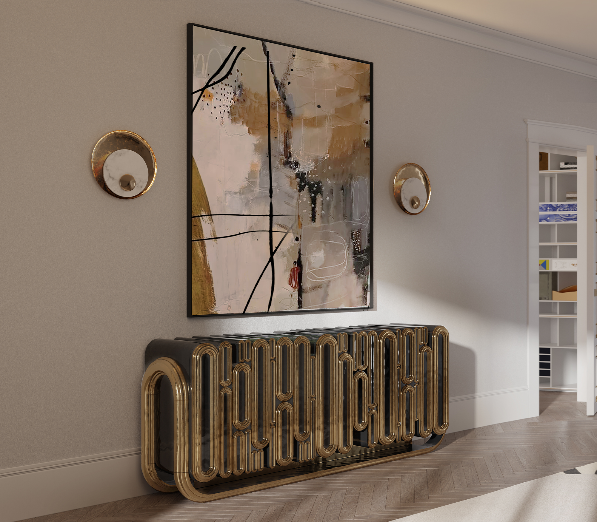 Buffet Antique Ellipse Buffet Antique Ellipse