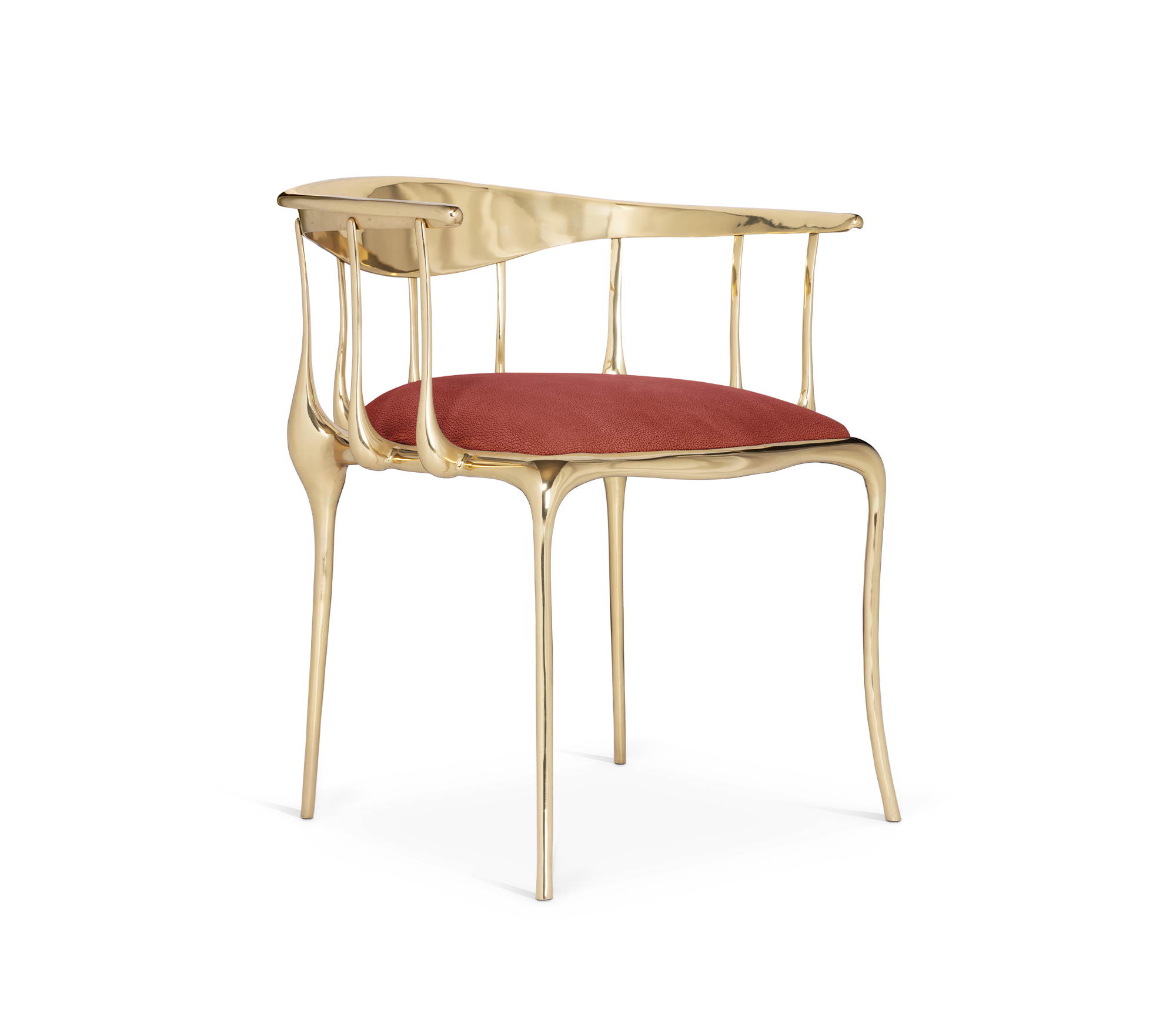 Chaise Luxe Bordeaux
