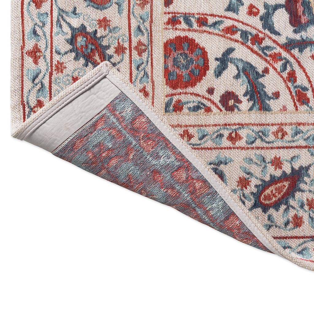 Anthos Red / Indigo Tapis | Taille: 200 × 280 cm
