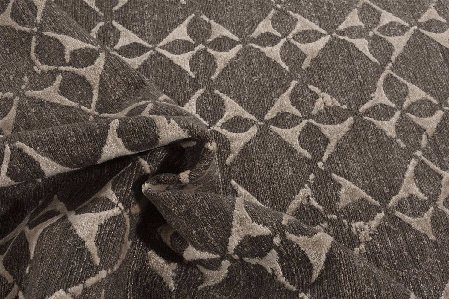 Tapis Indien en Soie de Bambou