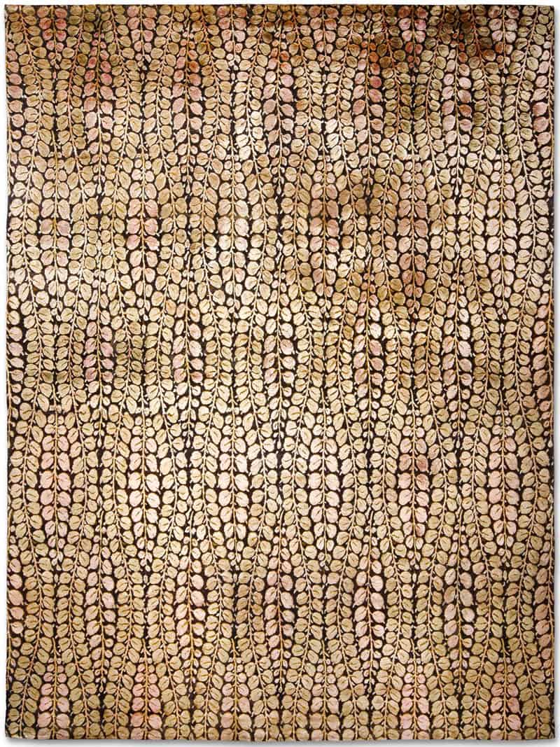 Tapis Albert No. 01 Original sur Fond Violet Foncé | Taille: 170 x 240 cm