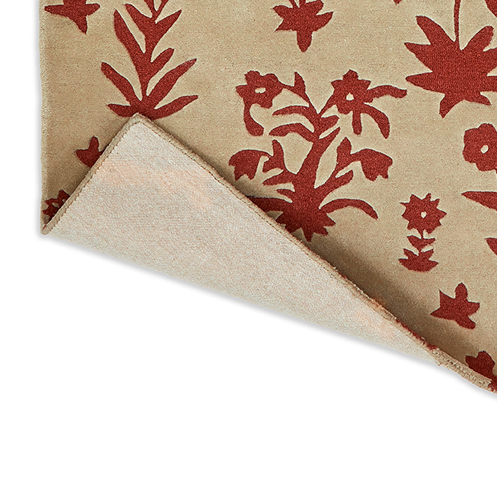 Tapis Woodland Glade Lin / Marron Rouille 146801