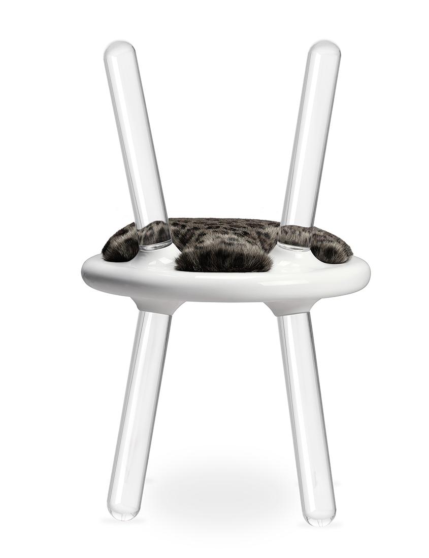 Chaise enfant Illusion Léopard
