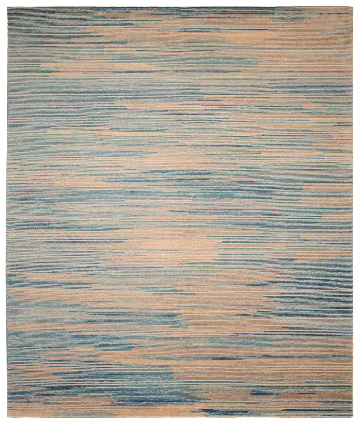 Tapis Ballpoint Art 3 Gris Bleu