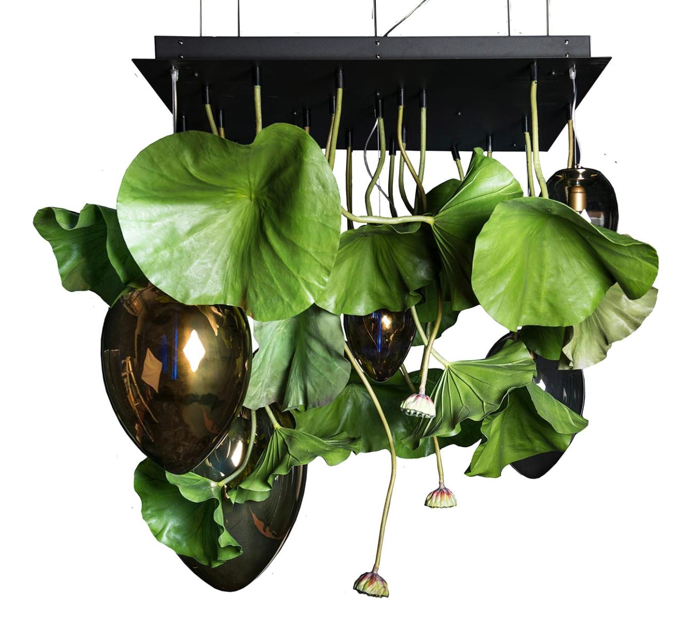 Lustre en cristal Lotus