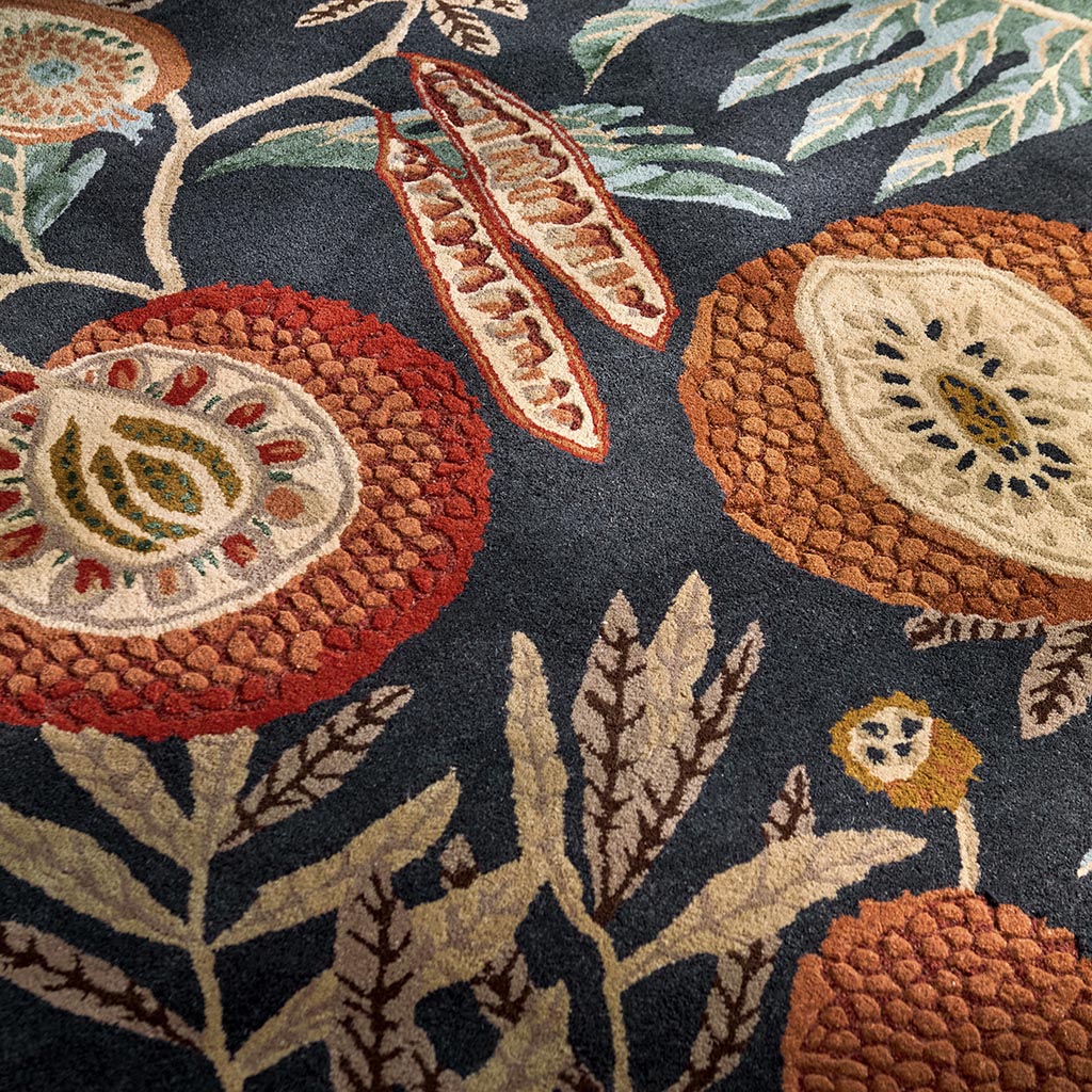Jackfruit Turmeric / Indigo Tapis