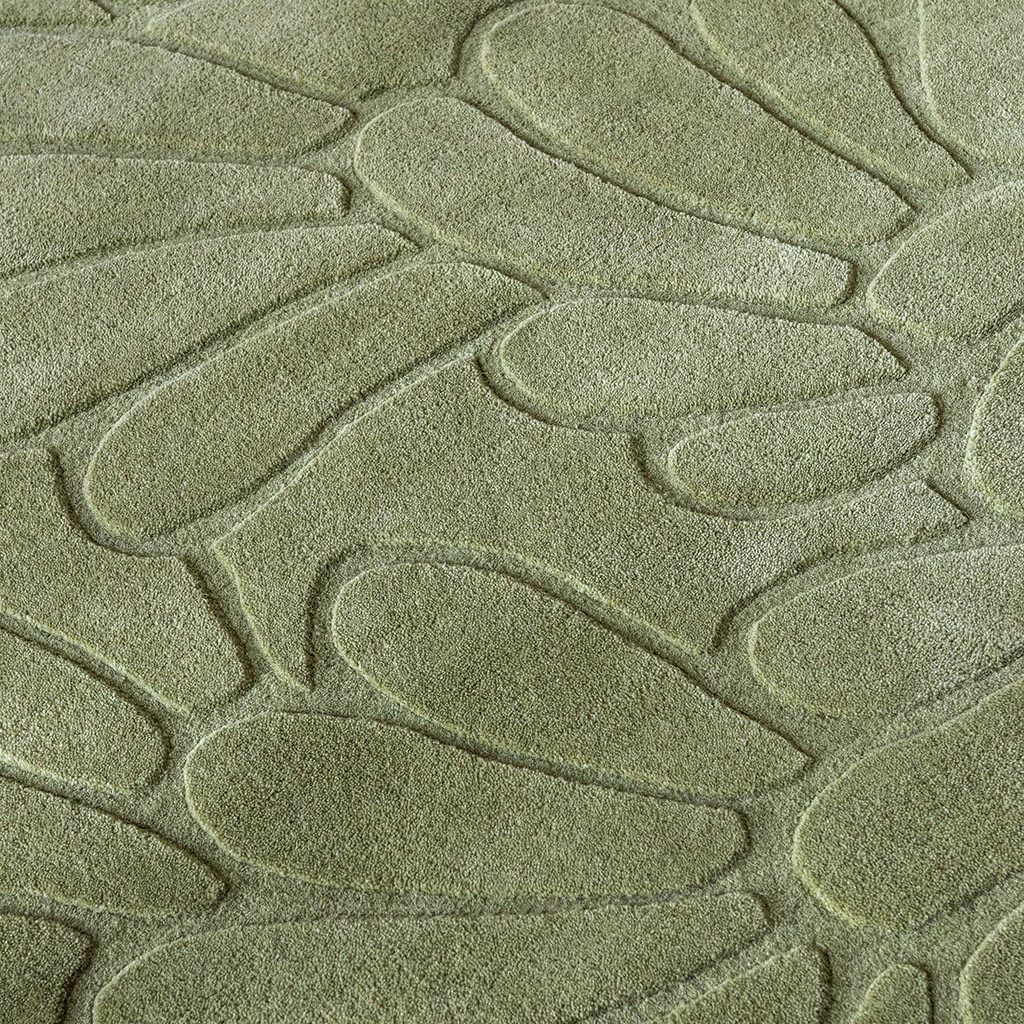 Tapis Pétales Coleby Vert Bocage