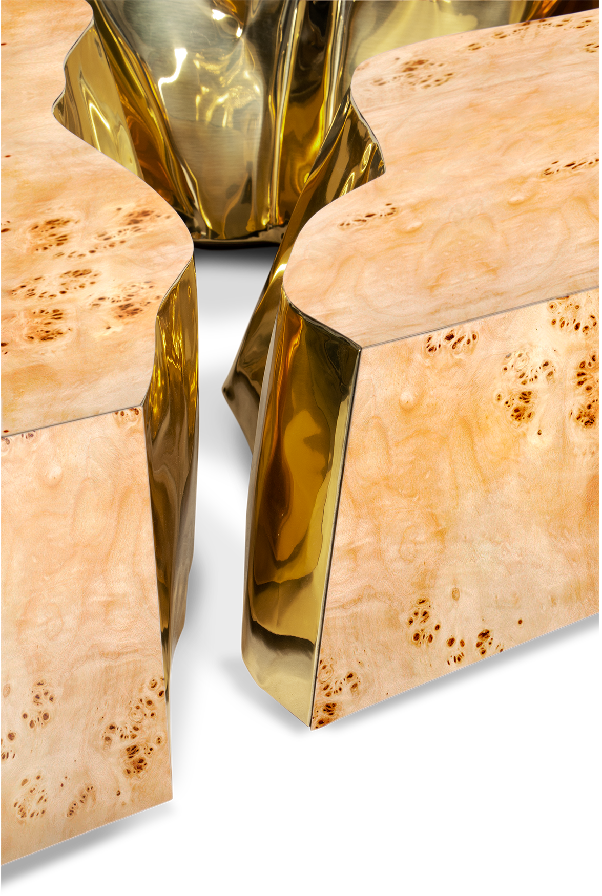 Table Basse Peuplier Fissure