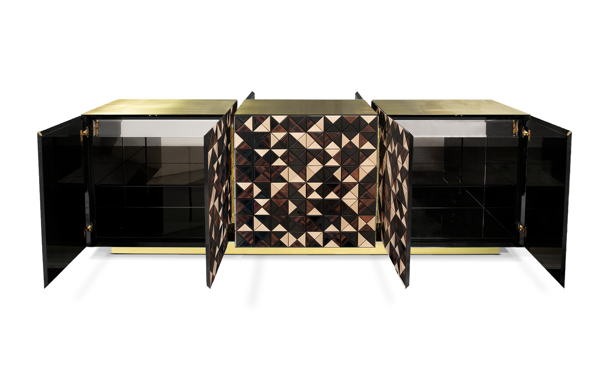 Buffet en Noyer Mosaic