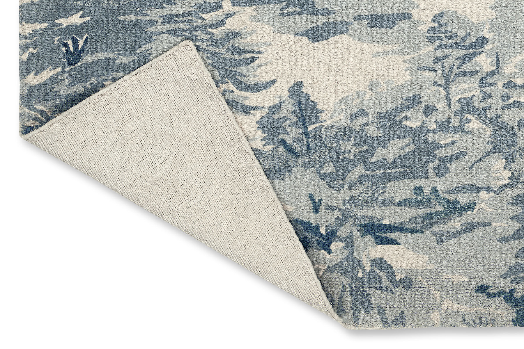 Tapis Landscape Toile Bleu Clair