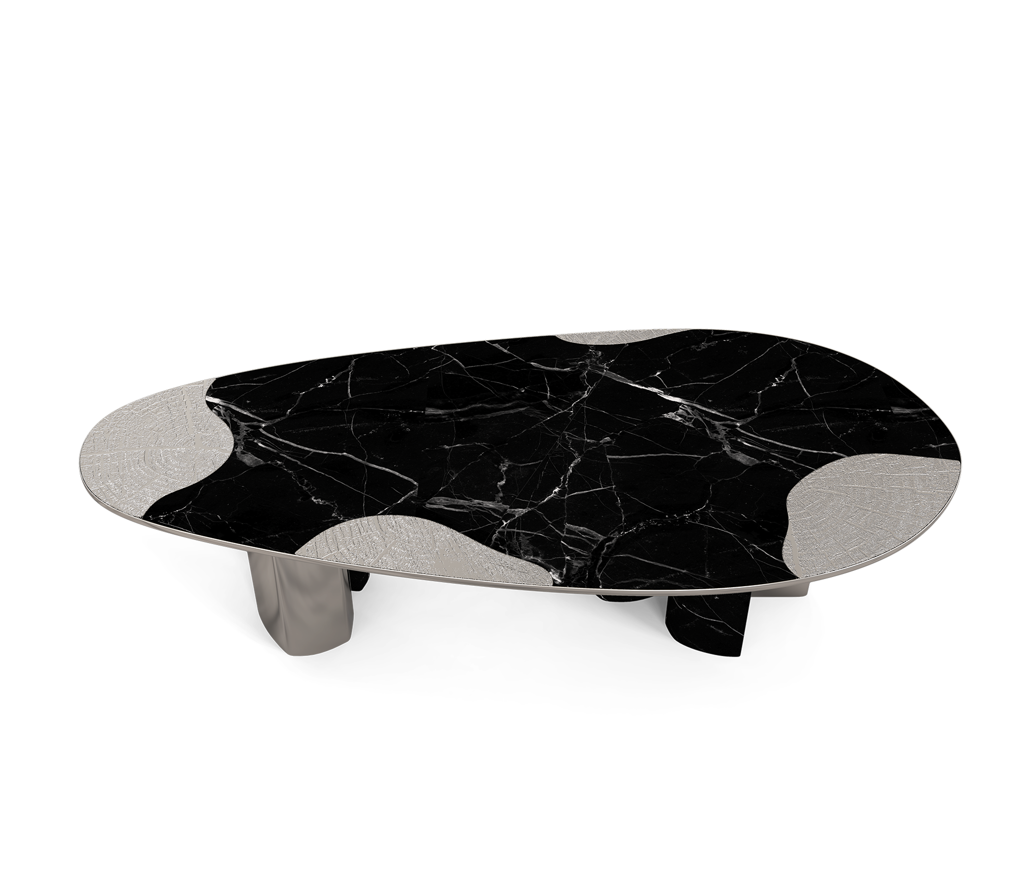 Table Athena Noir & Argent