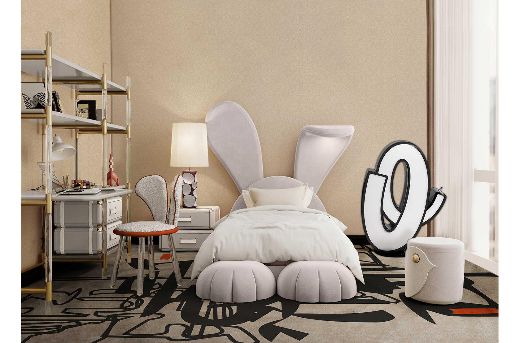 Lettre Lumineuse Opulent O