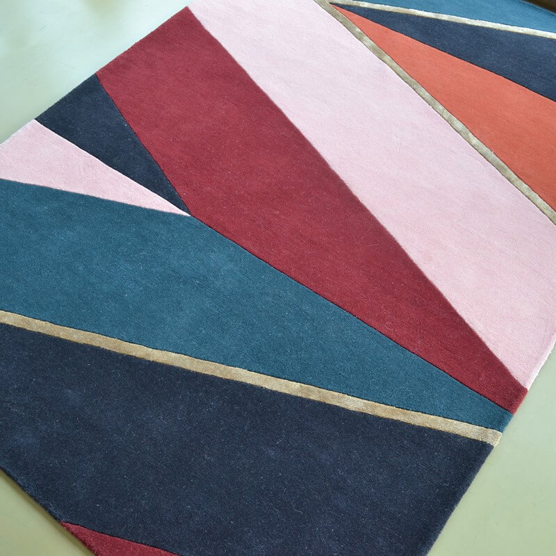 Tapis Rond Sahara Bourgogne | Taille: 170 x 240 cm