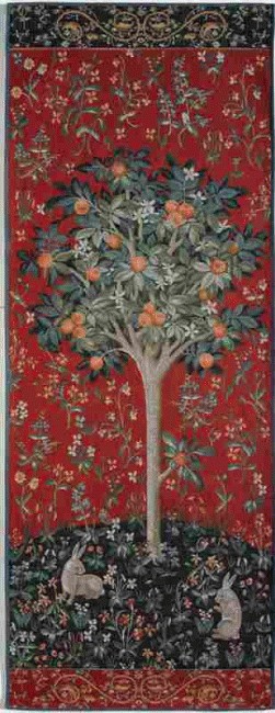 Tapisserie Oranger Médiéval