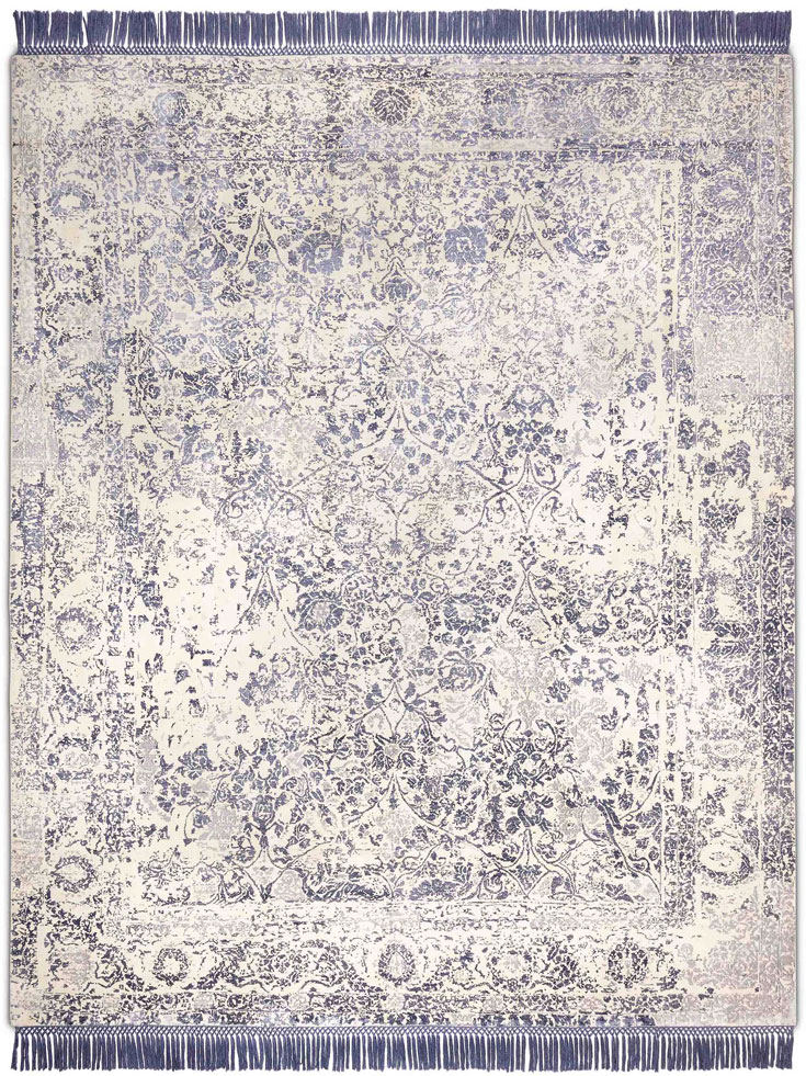 Tapis de luxe Mauve Gris