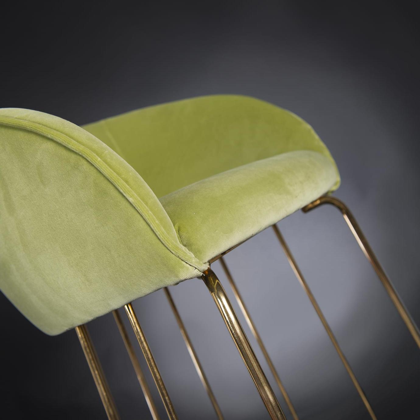 Tabouret de bar Louise vert