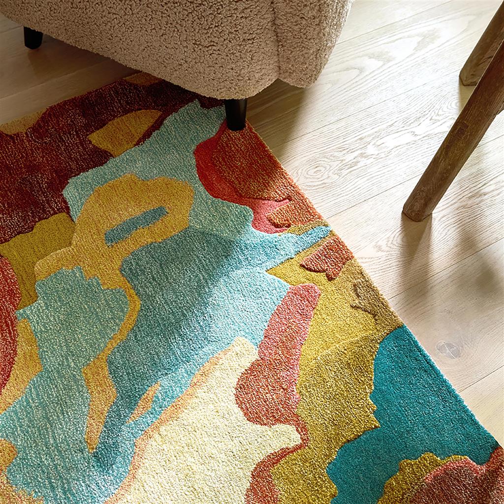 Tapis Forêt Palissandre/Myrtille