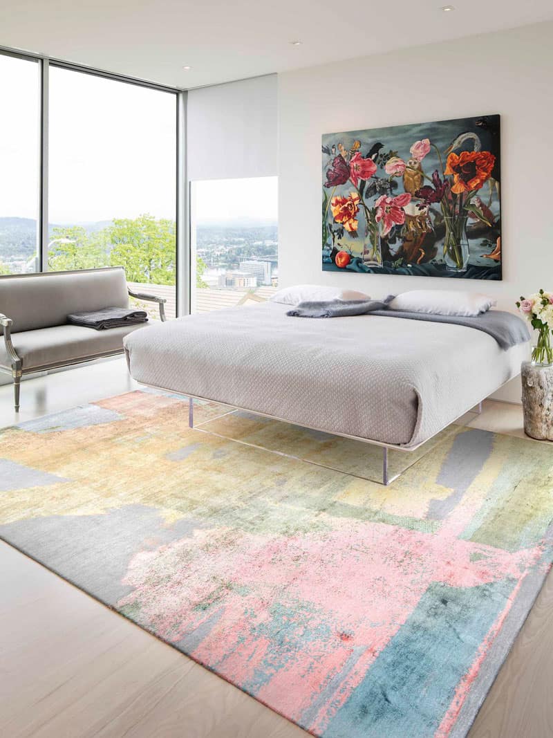 Tapis tissé main Soleil Pastel | Taille: 140 x 210 cm