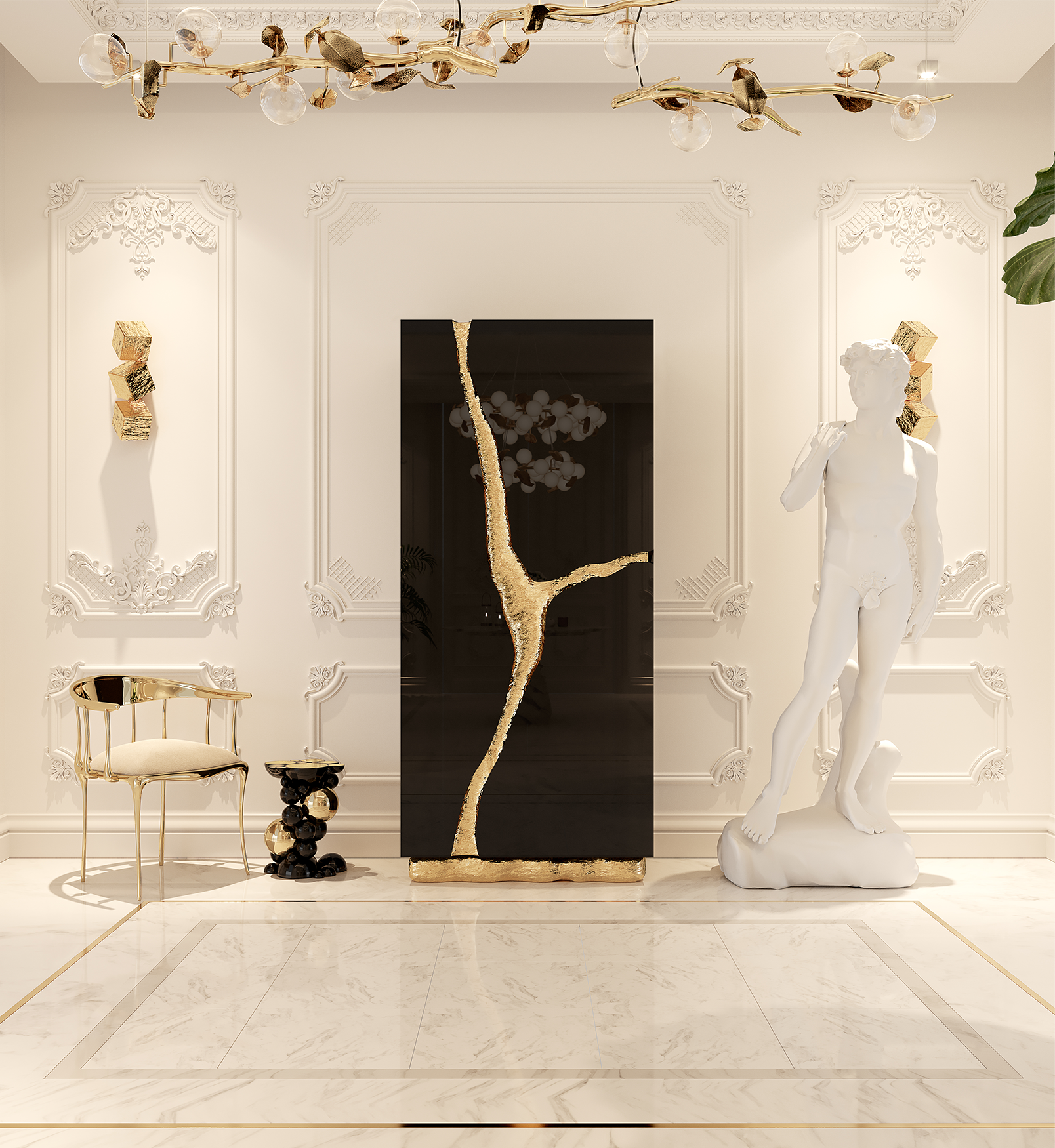 Chaise Crème Luxe