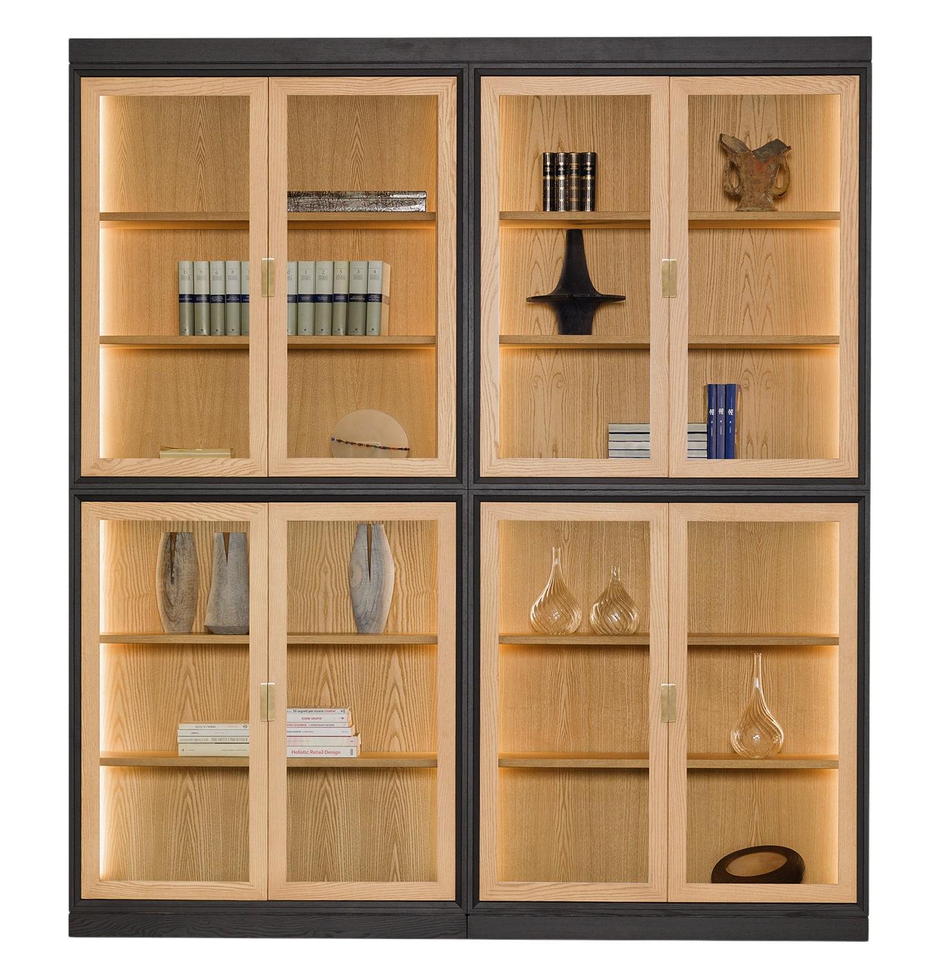 Armoire Novecento en bois de frêne