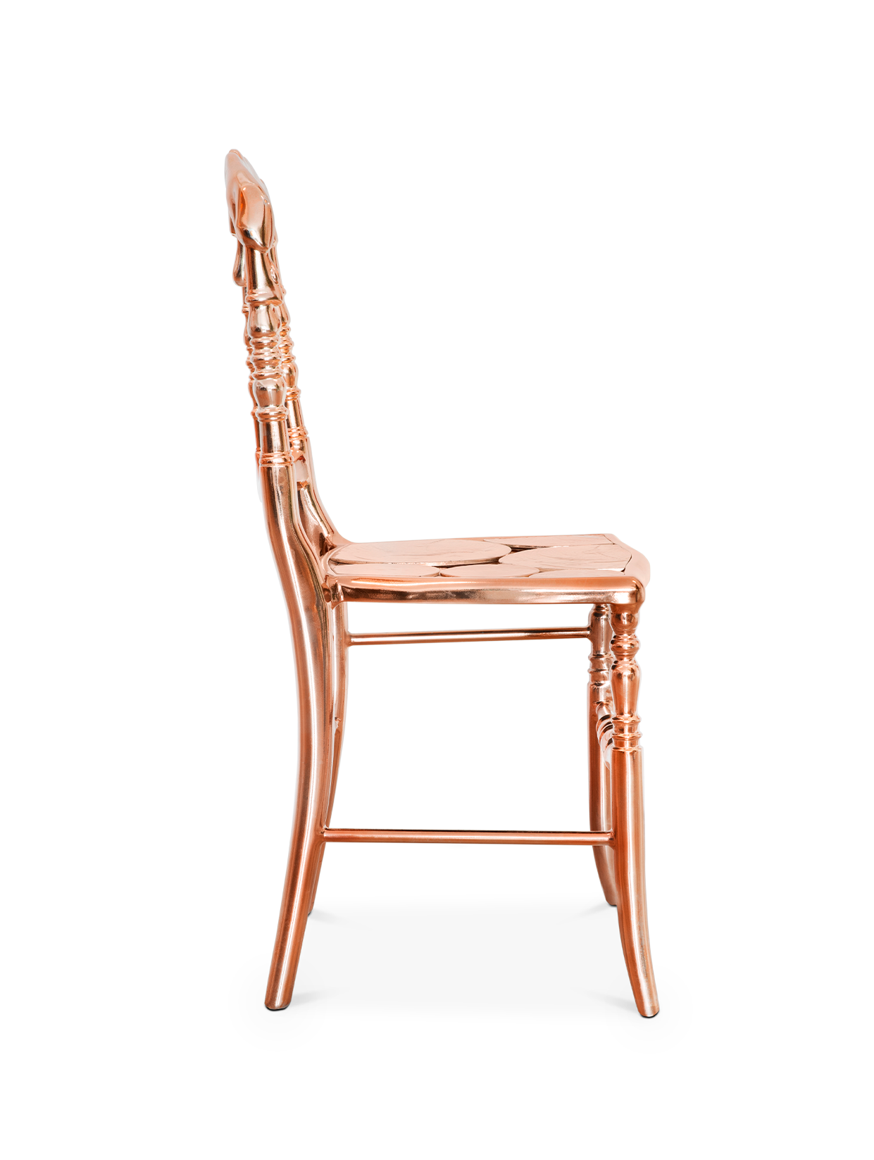 Chaise d’Accent Cuivrée Empyrean