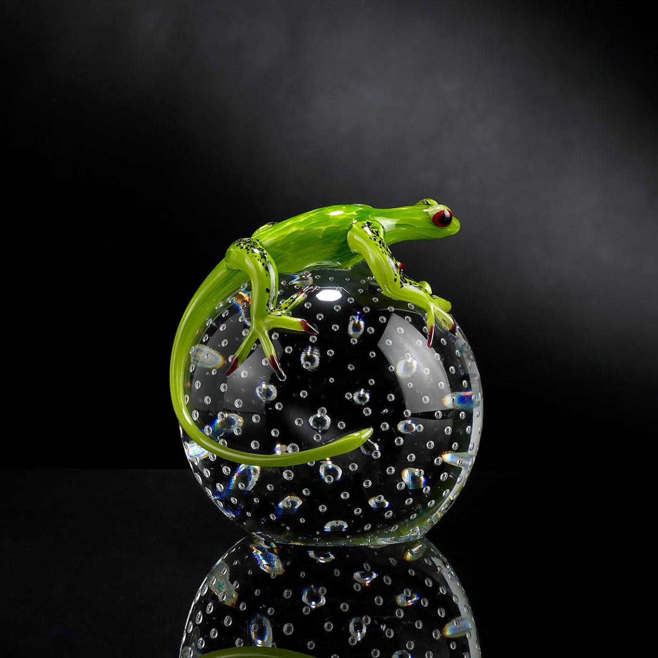 Sphère avec gecko