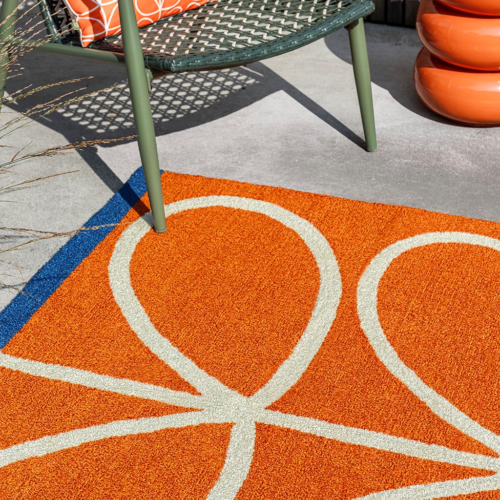 Tapis Tige Linéaire Orange Extérieur