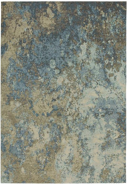 Tapis Abstrait Deco Vert / Bleu | Taille: 200 x 285 cm