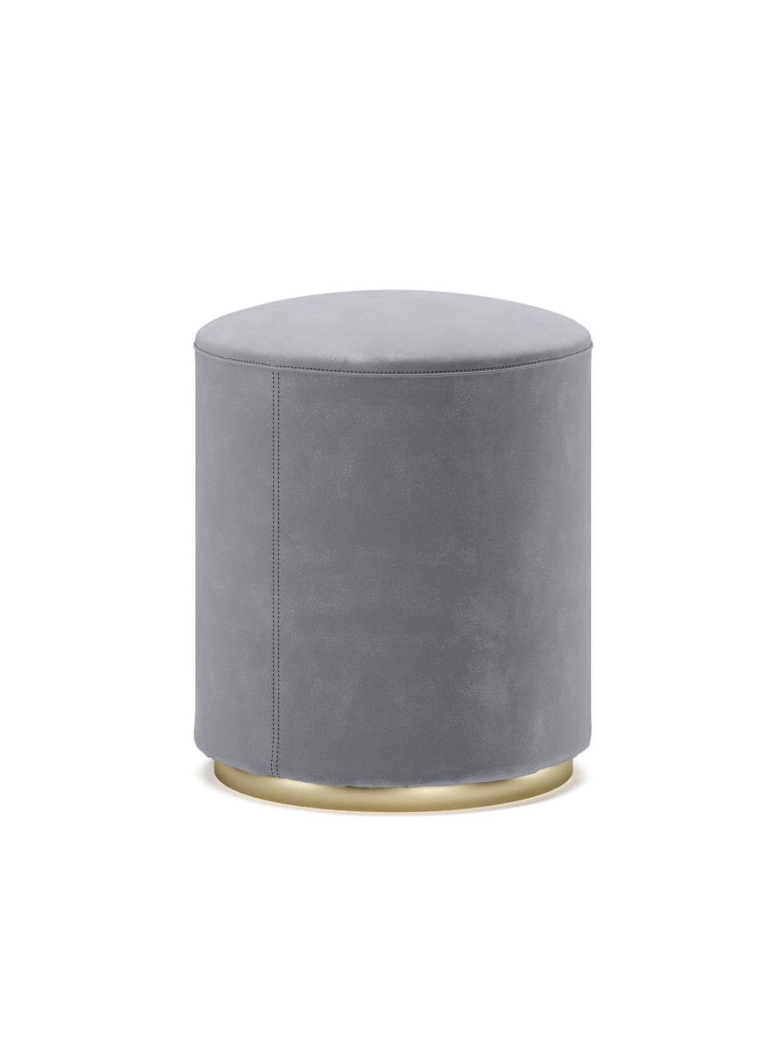 Pouf gris Adam