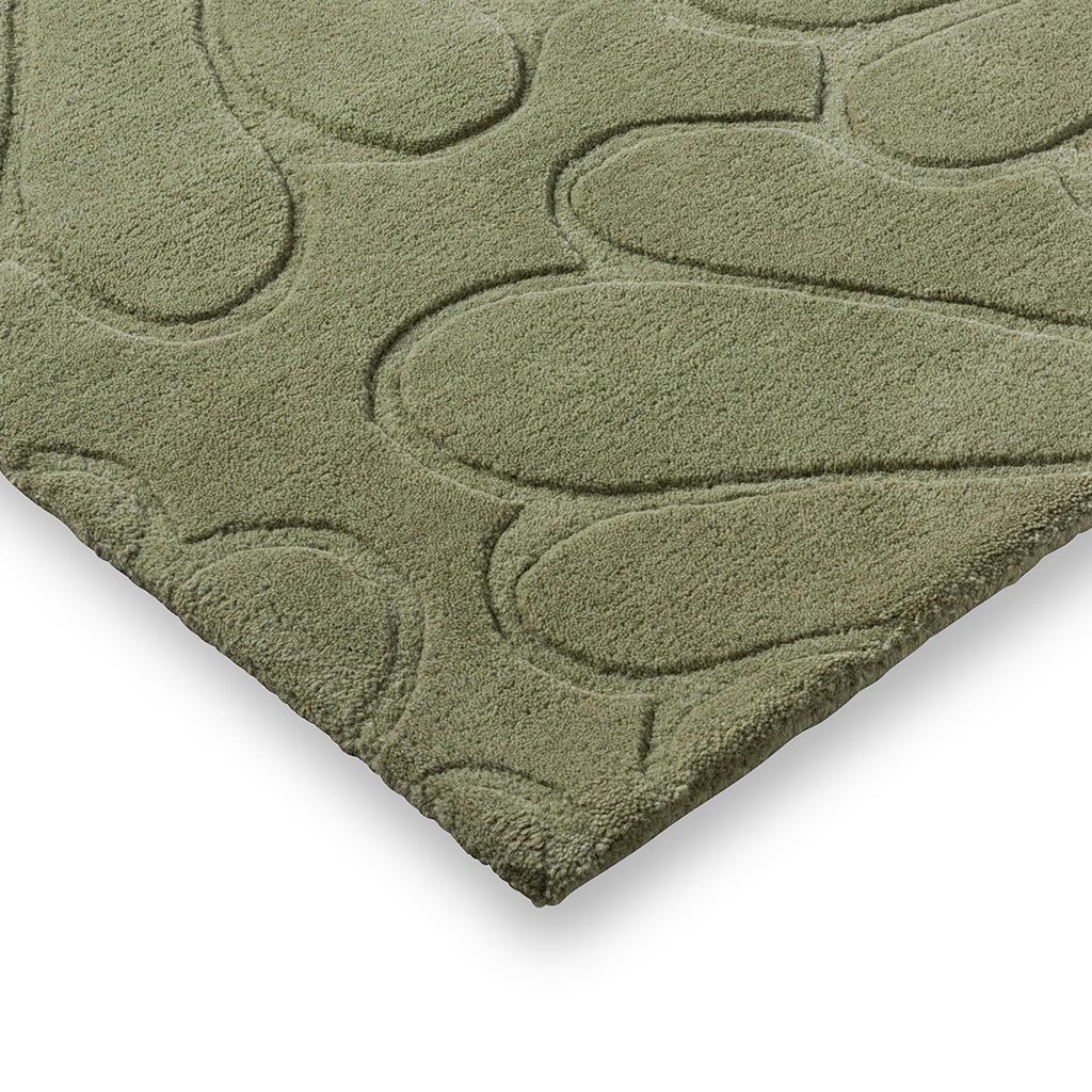 Tapis Pétales Coleby Vert Bocage