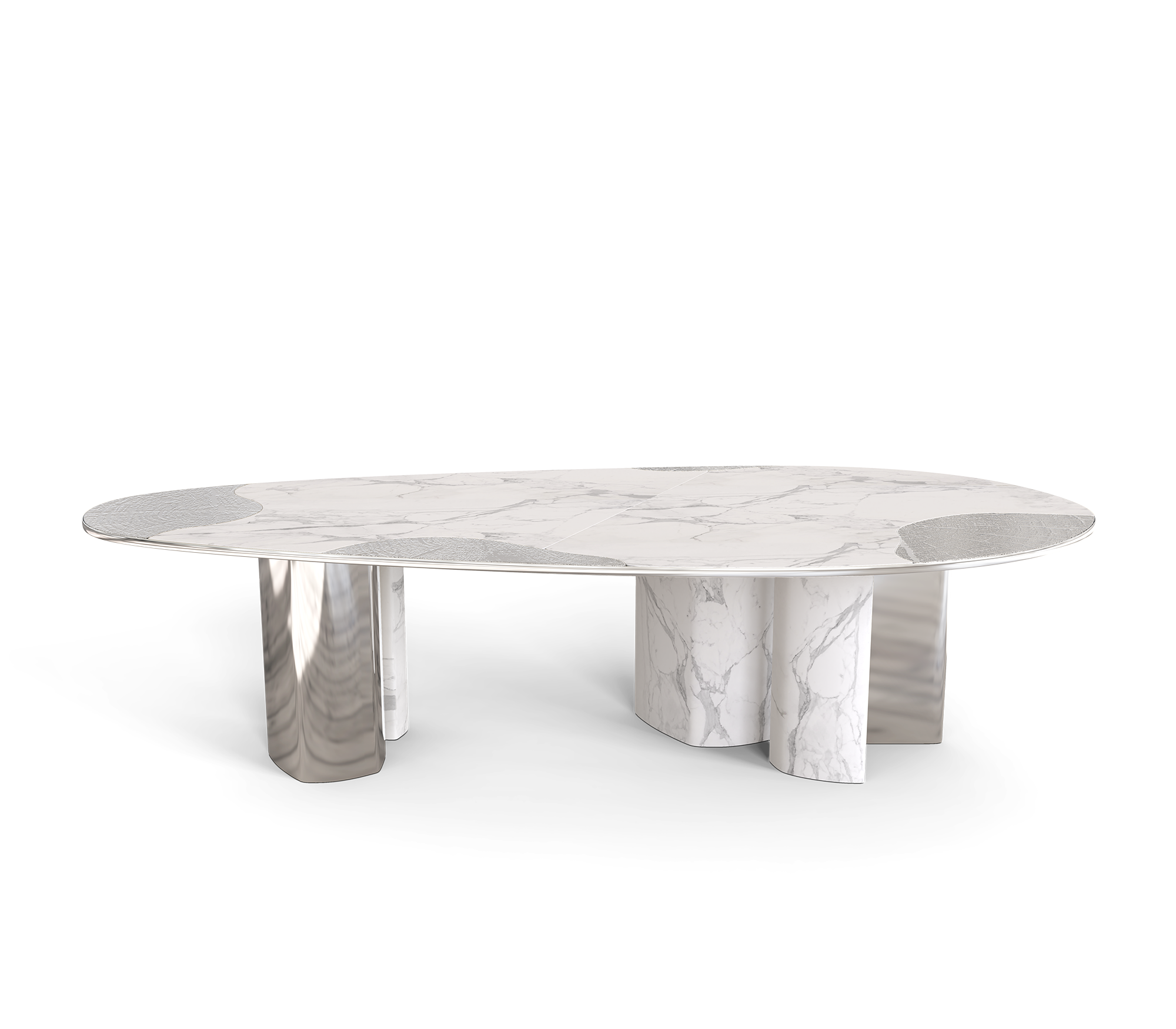 Table Athena Carrara & Argent
