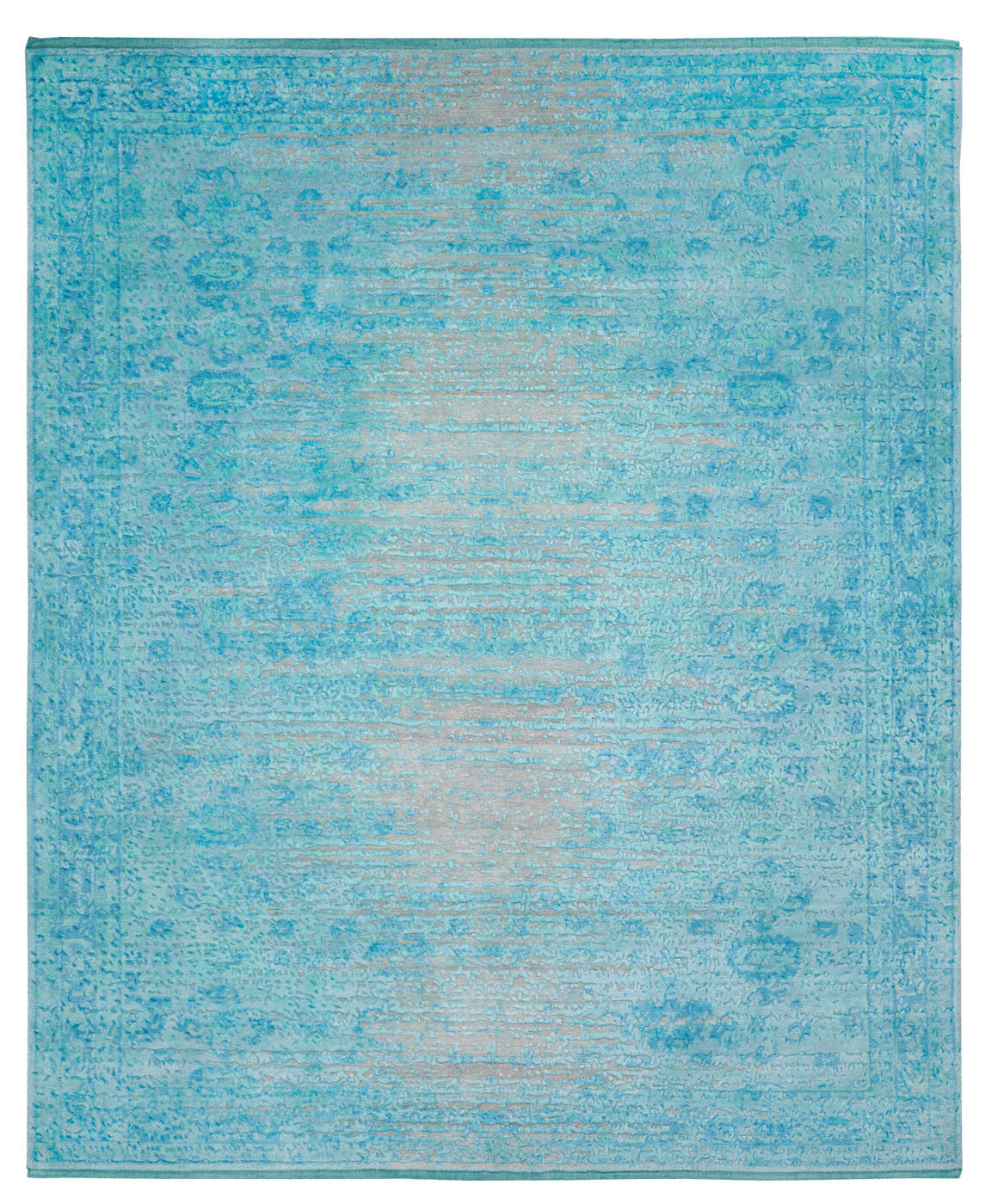 Tapis Bidjar Inversé Aqua