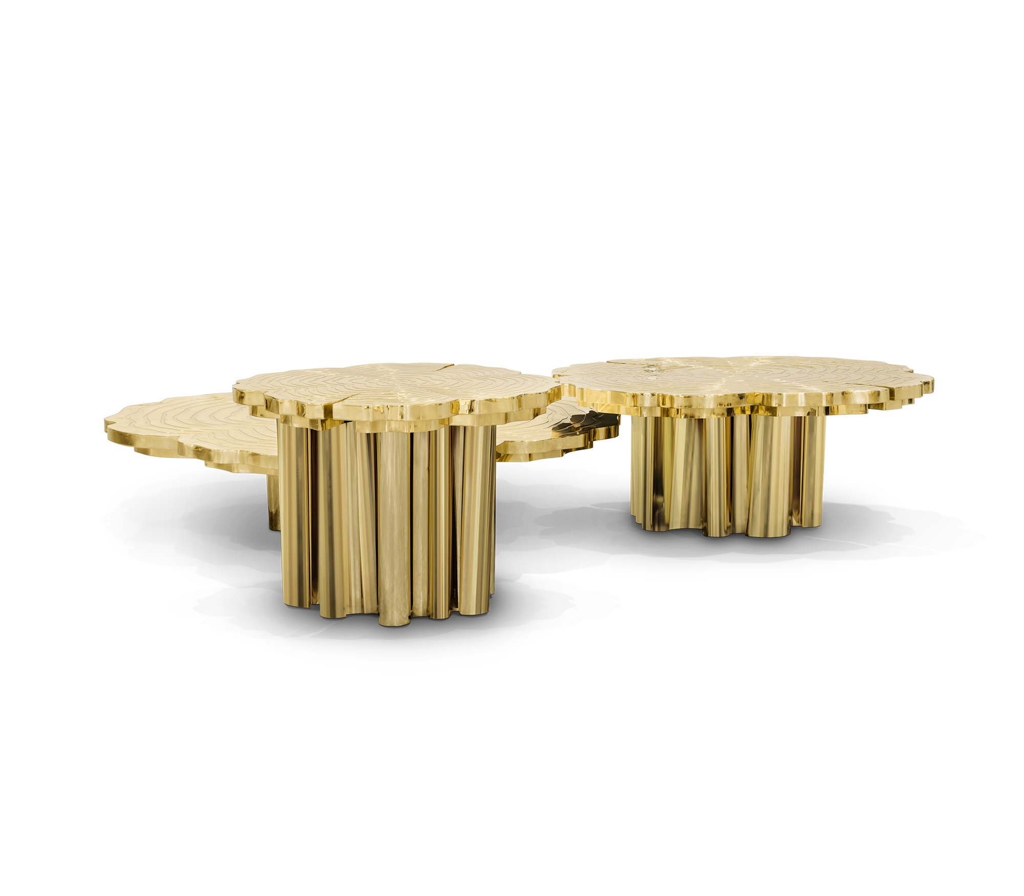 Set de Tables Basses Or Fortuna (x3)