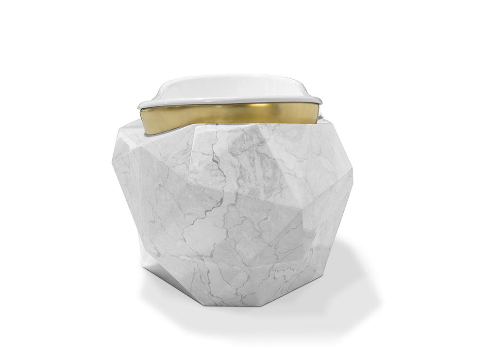 Baignoire Gemstone en Fausse Marbre