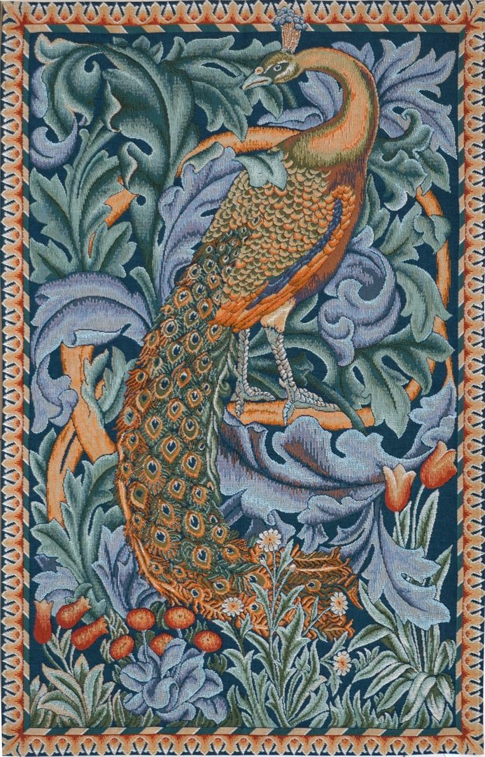 Tapisserie Le Paon, William Morris