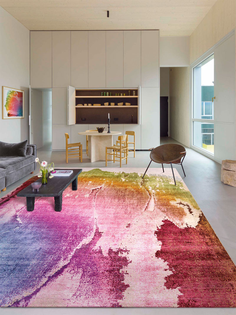 Tapis de luxe fait main Galilée | Taille: 250 x 300 cm