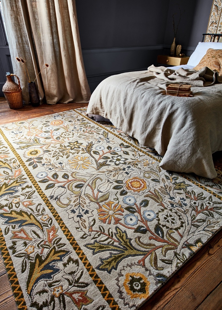 Tapis Wilhelmina Lin / Moutarde
