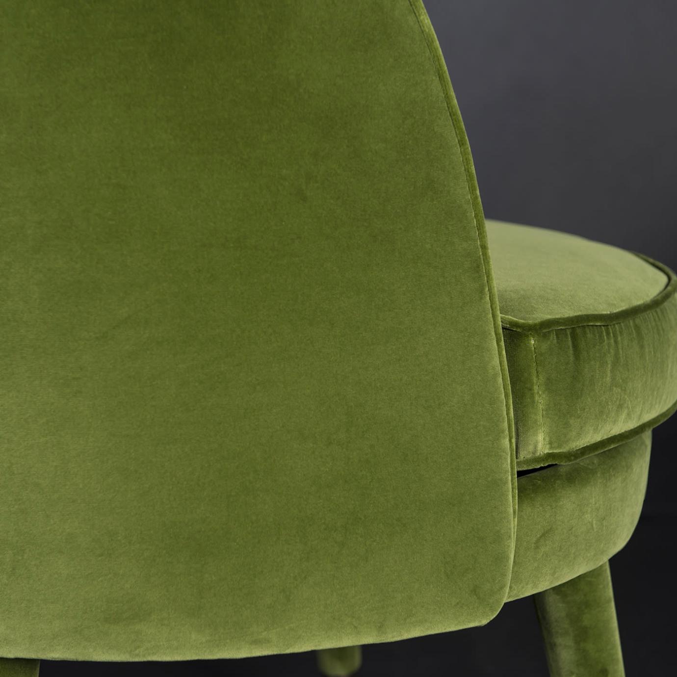 Fauteuil Vivien vert olive