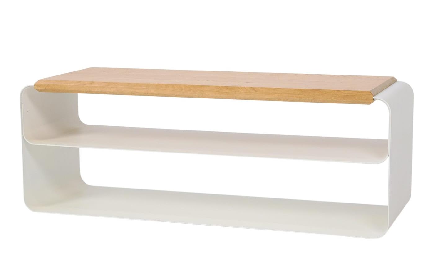 Banc Contemporain Bois & Métal (Var. 2)