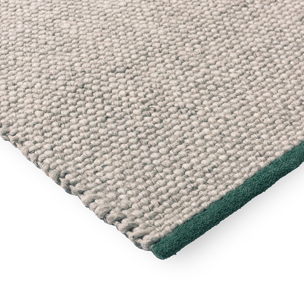 Tapis Artisan Matière Uni Gris Cendré