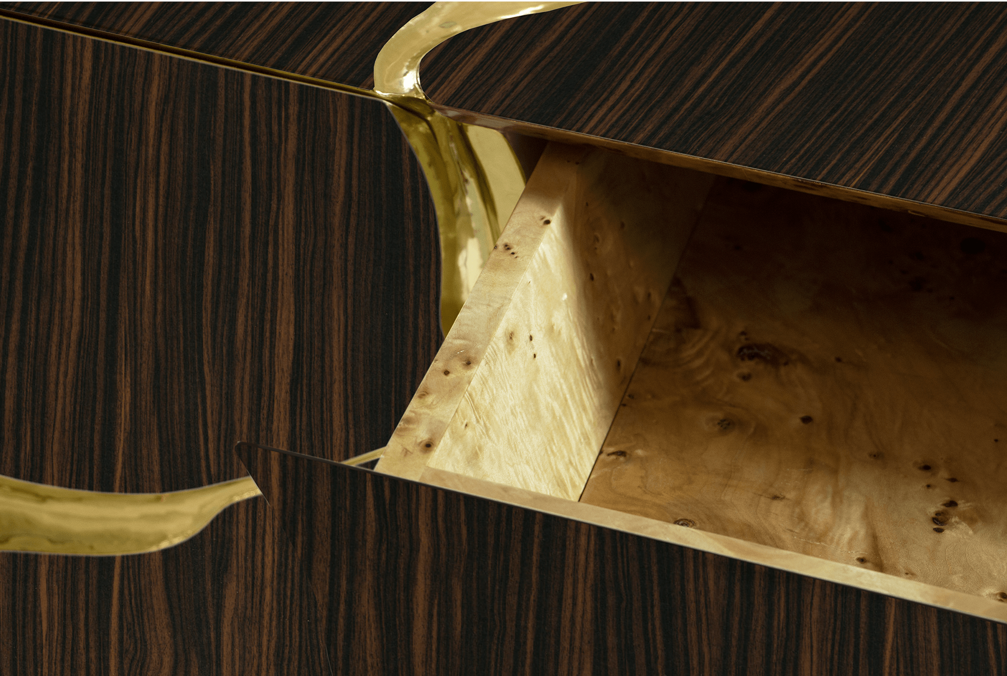 Buffet Opulent Brun & Or