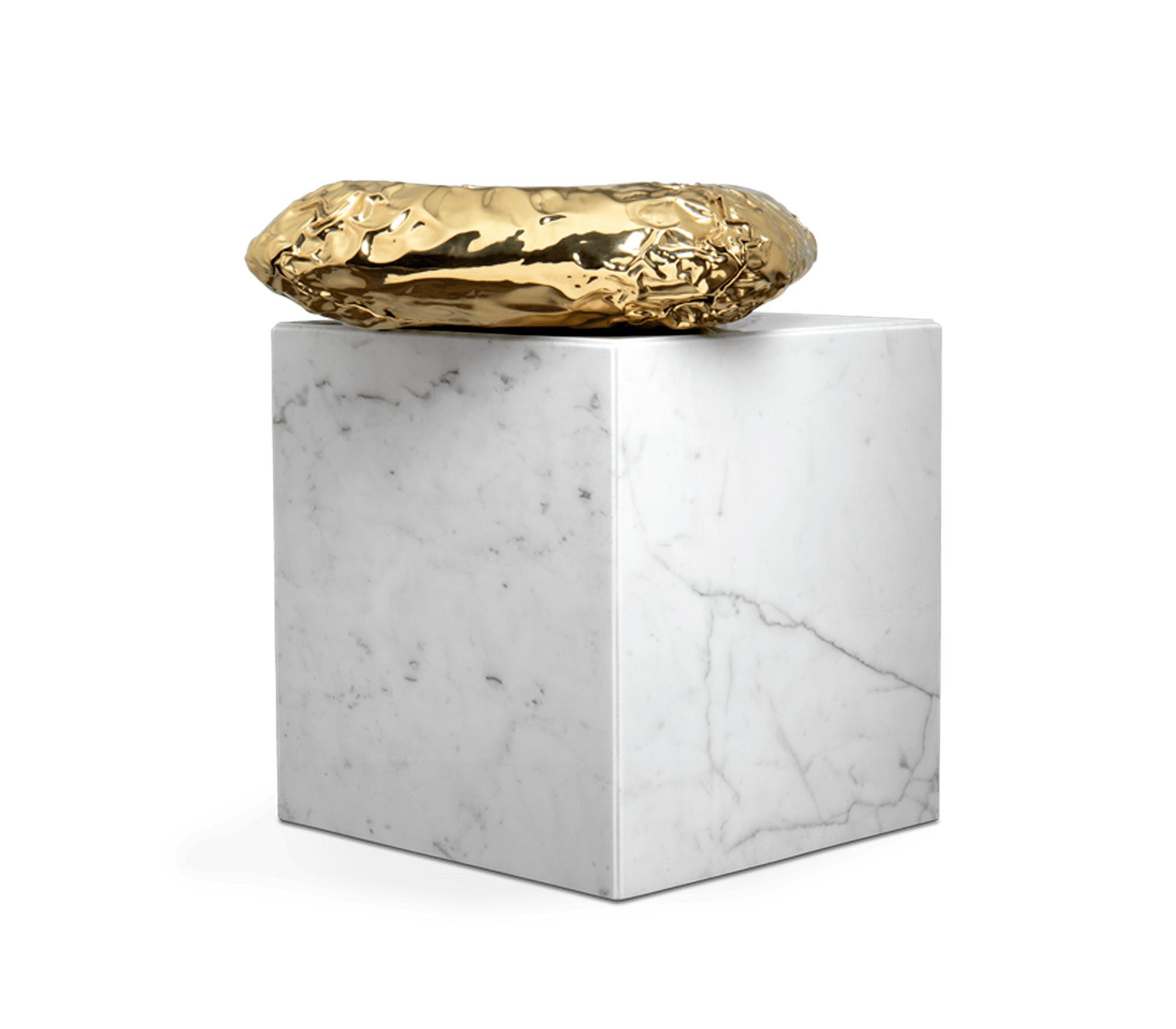 Table d’Appoint Carrara Megalith