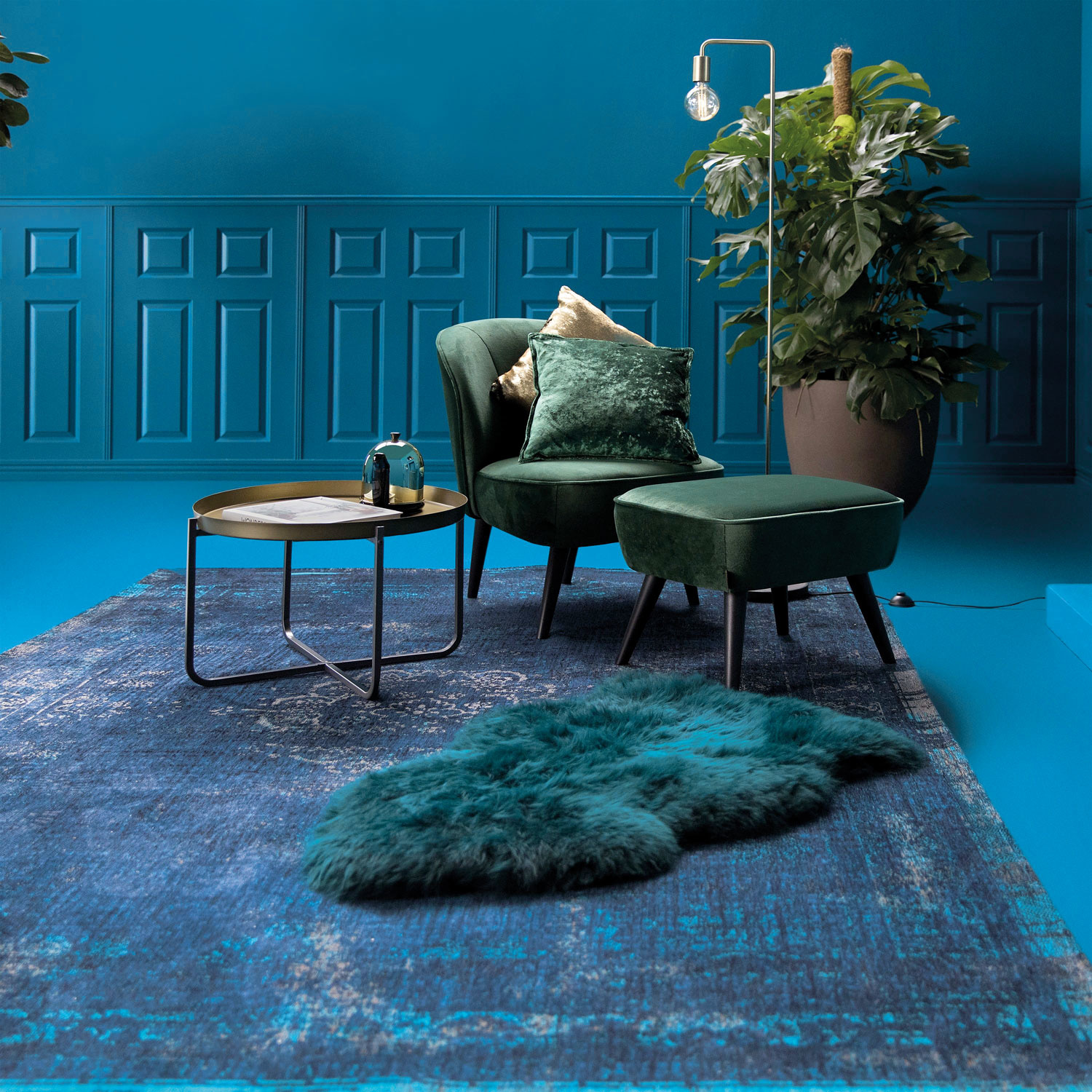 Tapis 8254 Blue Night | Taille: 240 x 340 cm