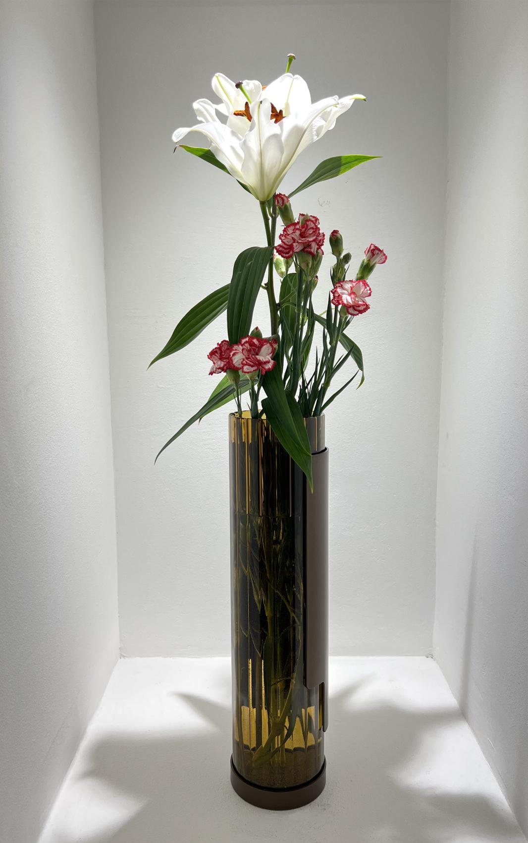 Grand vase foncé Bon Ton