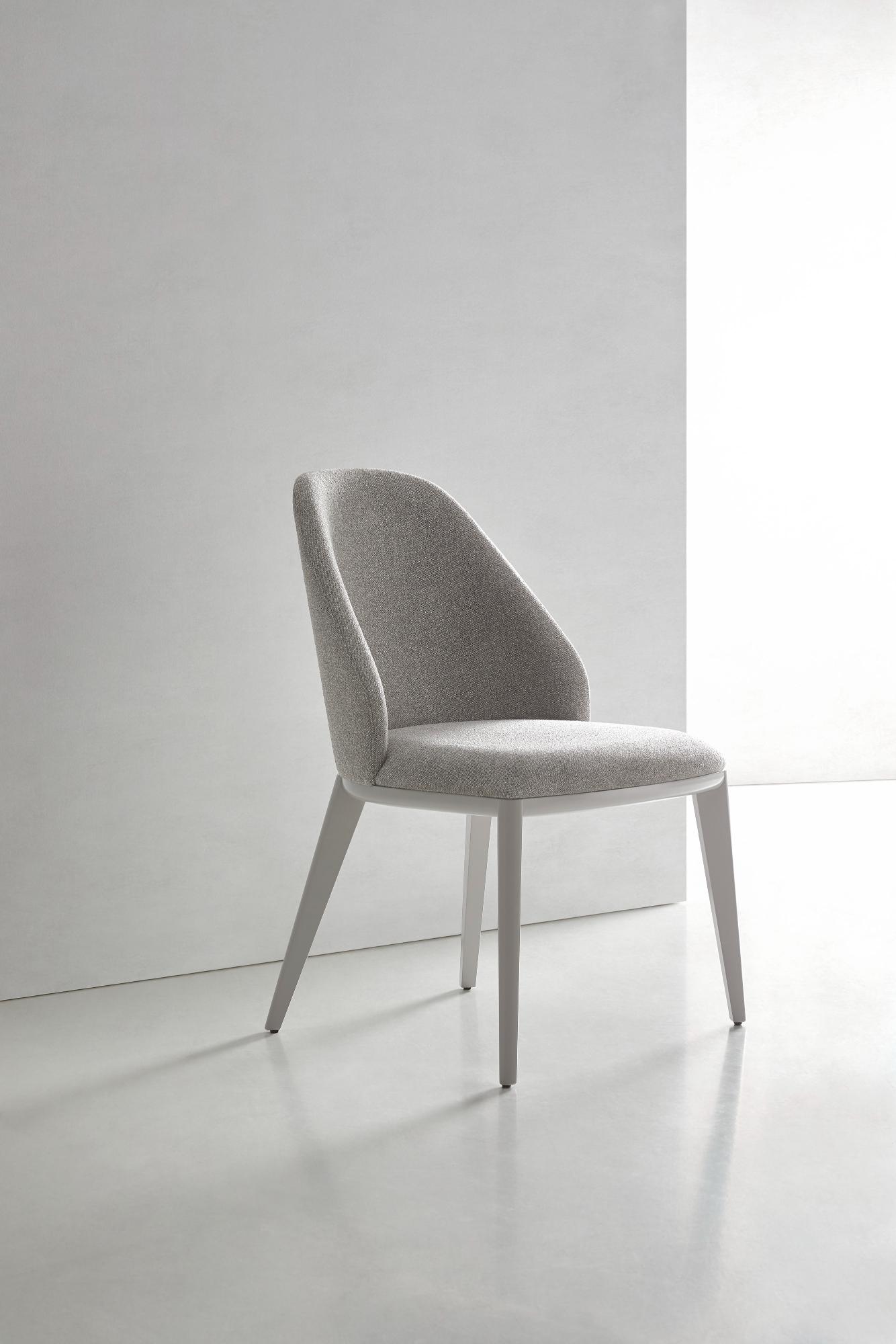 Chaise de salle à manger Atlas Grise