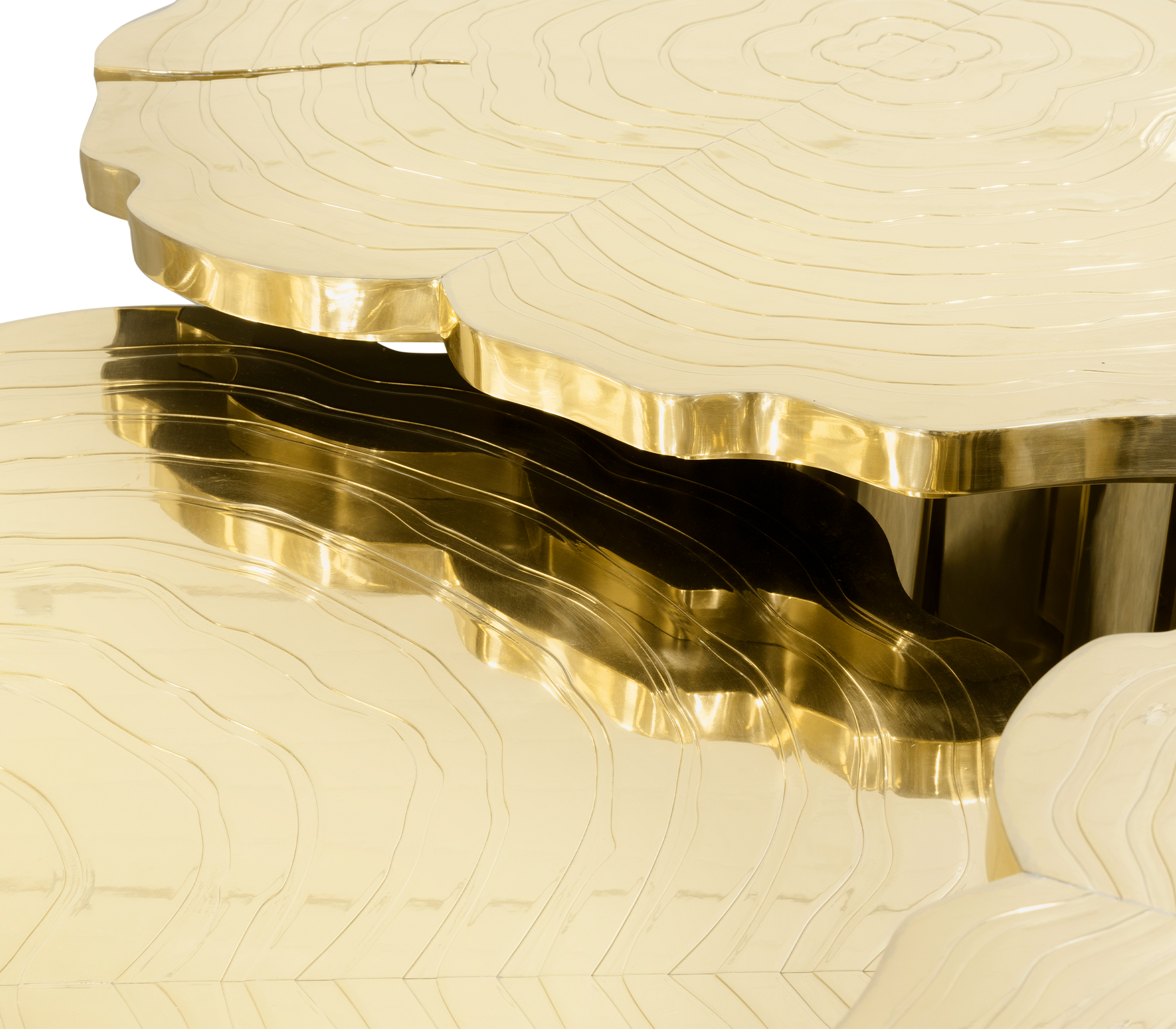 Set de Tables Basses Or Fortuna (x3)
