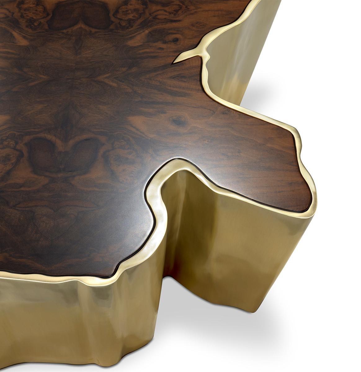Table Basse à Bord Naturel