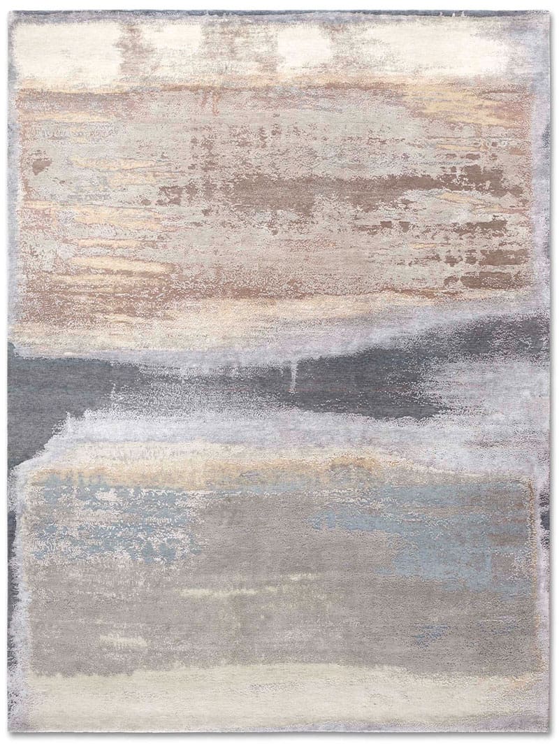 Tapis No. 04 Mélange Beige sur Gris | Taille: 305 x 427 cm